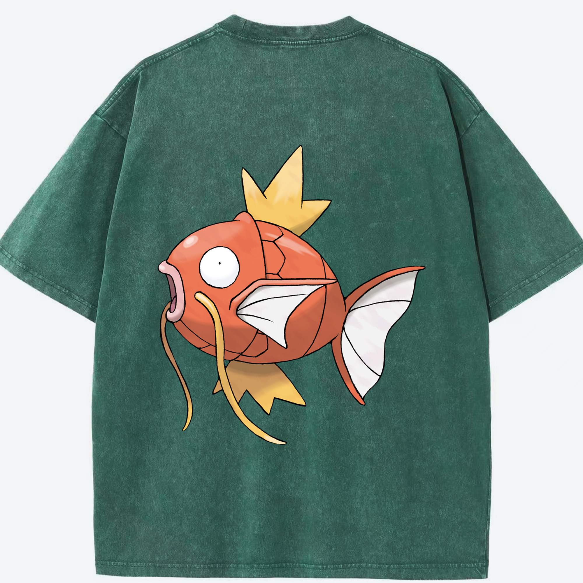 （画像用） ポケットモンスター Pokémon 綿100% ヴィンテージ風 半袖Tシャツ（背面プリント）